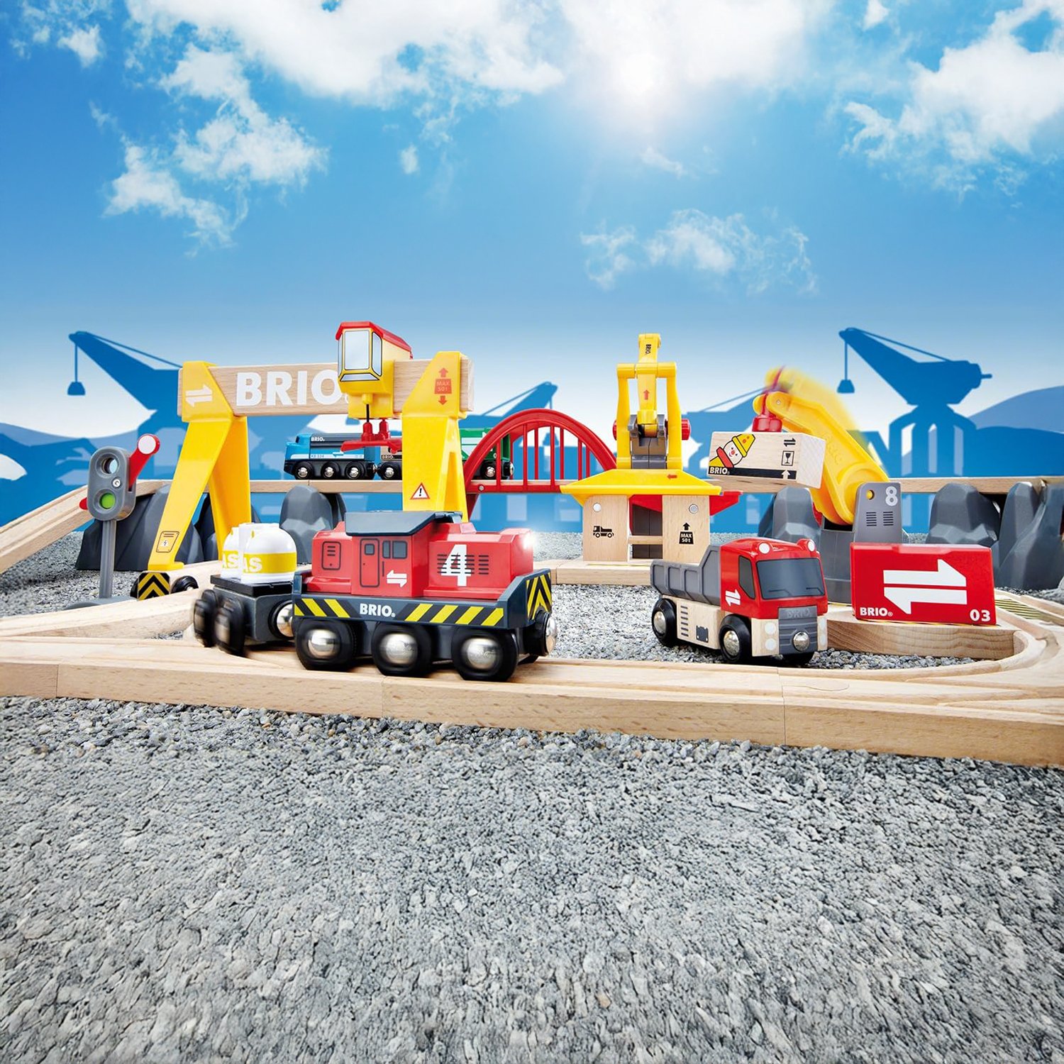 BRIO 33097 Cargo Railway  Deluxe Set