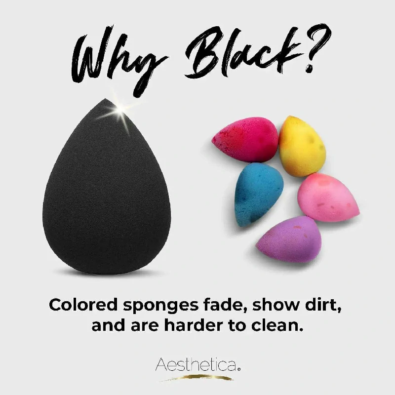 Aesthetica Cosmetics Beauty Sponge Blender Latex Free and Vegan Makeup
