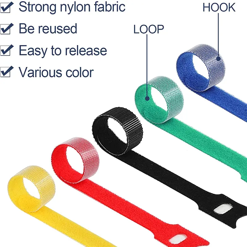 120PCS 6 Inch Cable Ties Reusable Multi-Purpose Wire Ties Cord - Image 5