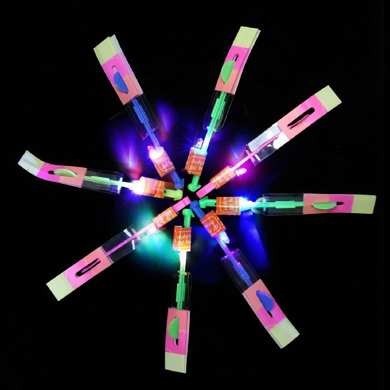 25 Sets LED Flying Set, 25 Slingshot+25 Glow Helicopter - Image 8