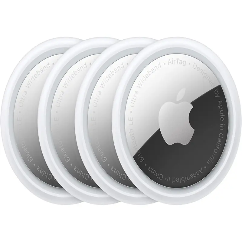 Apple AirTag 4 Pack, 4 CR2032 batteries required. (included)