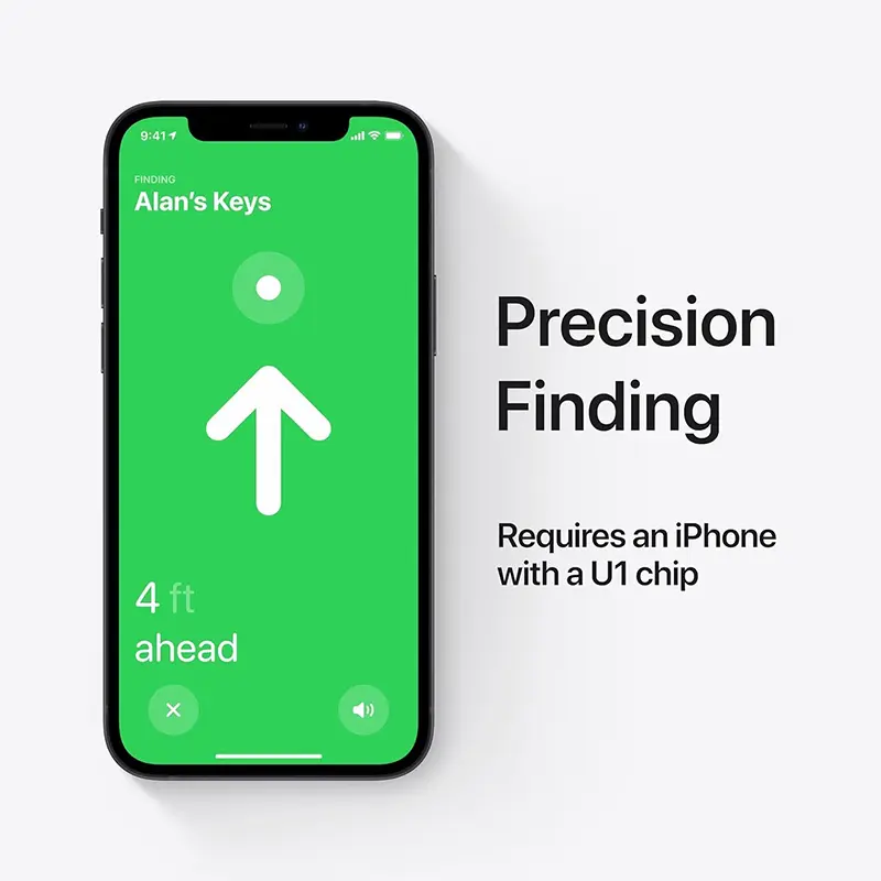 Apple AirTag 4 Pack, 4 CR2032 batteries required. (included) - Image 4