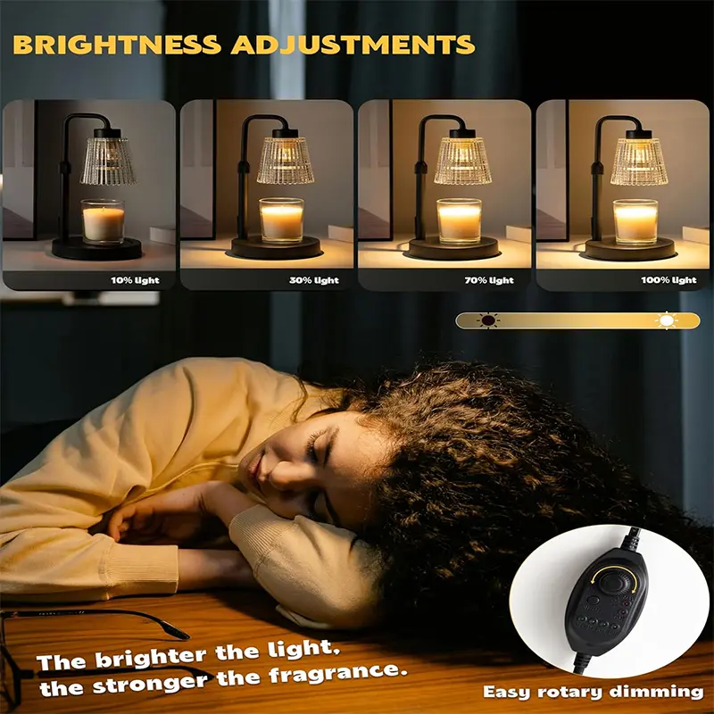 Candle Warmer Lamp with Timer Adjustable Height - Image 6