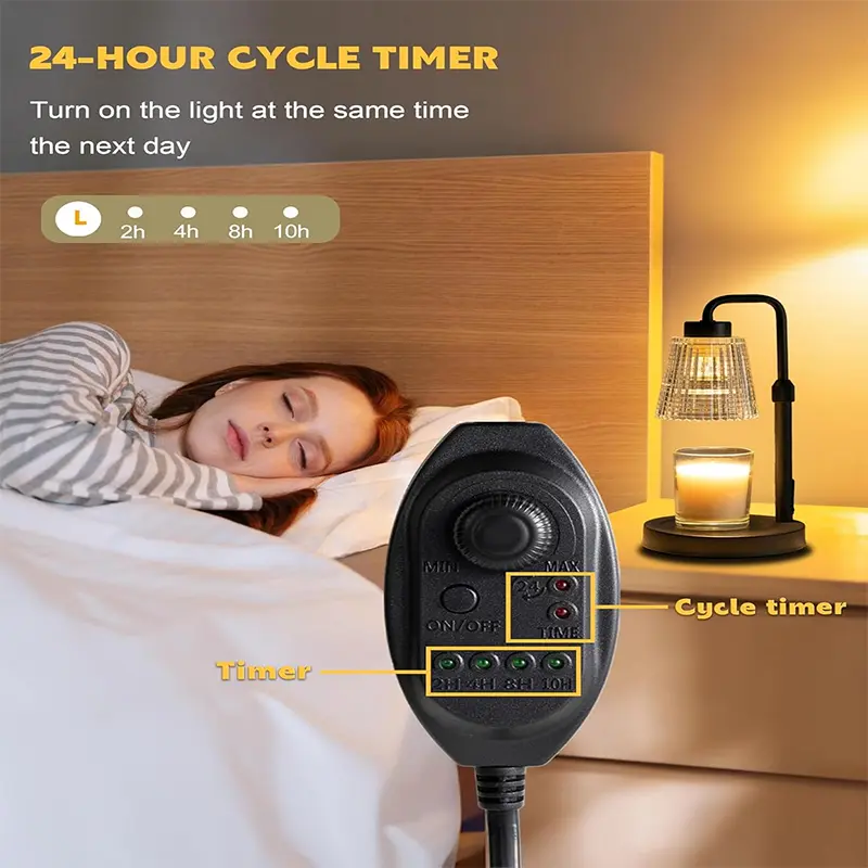Candle Warmer Lamp with Timer Adjustable Height - Image 5