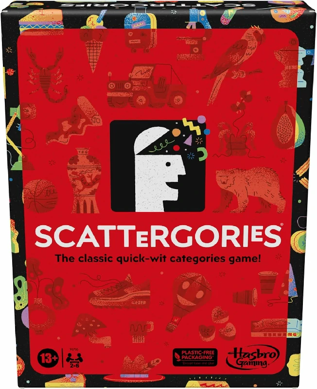 Hasbro Gaming Scattergories Classic Game, Party Game for Adults and Teens Ages