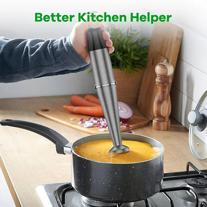 Immersion Blender Handheld Corded Hand Blender 1100W - Image 4
