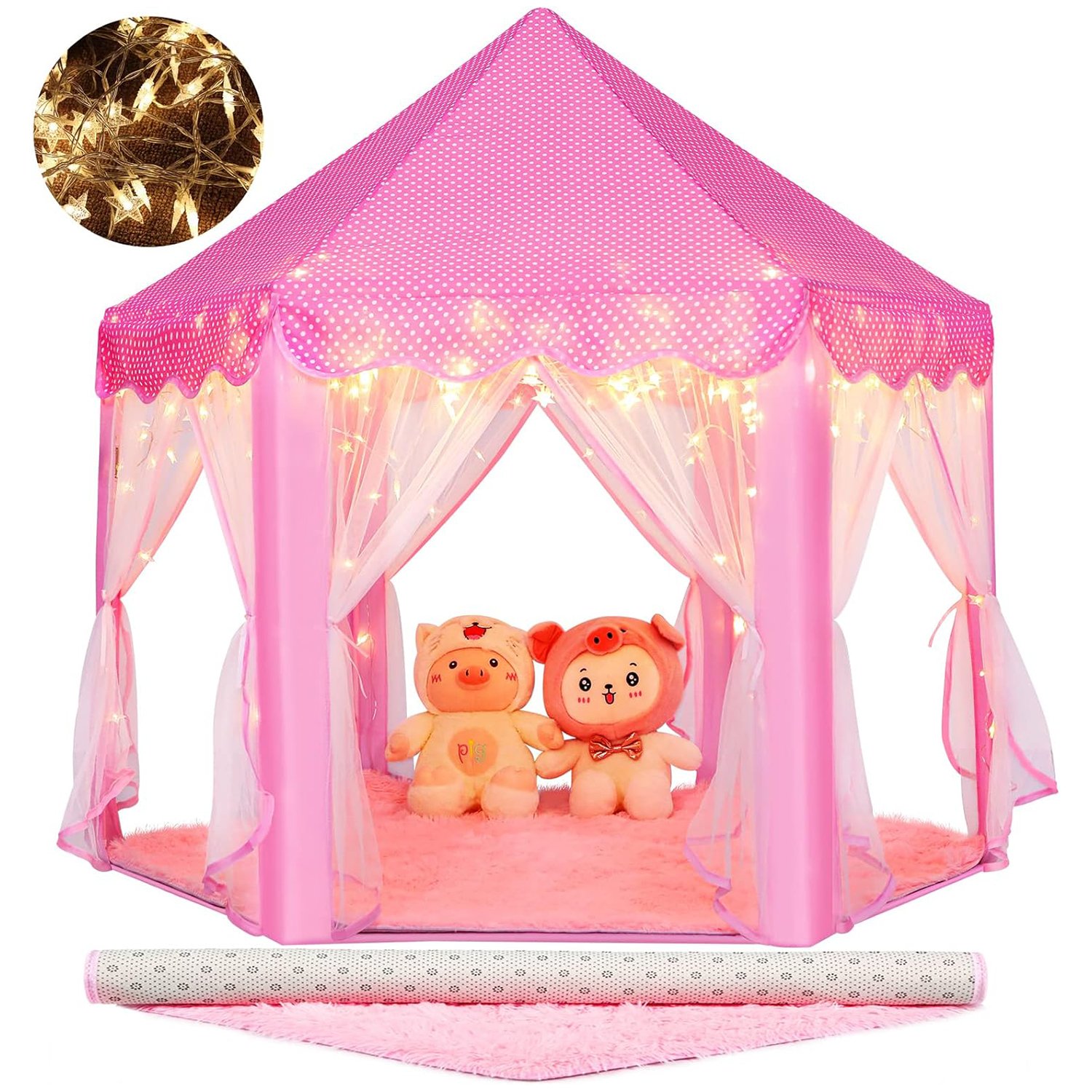 Monobeach Princess Tent Girls  Large Playhouse