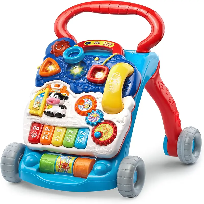 VTech Sit-to-Stand Learning Walker, (Frustration Free Packaging), Blue
