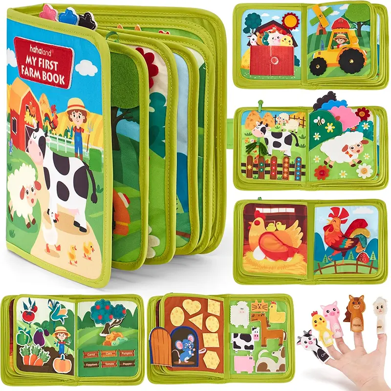hahaland Busy Book for Toddlers 1-3 – Montessori Toys