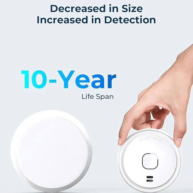 Ecoey Smoke Detector, Smoke Alarm with Advanced Photoelectric Technology - Image 3