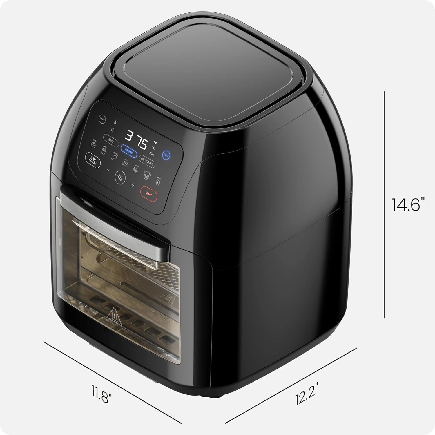 CHEFMAN Multifunctional Digital Air Fryer+ Rotisserie, Dehydrator