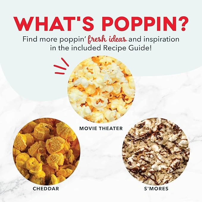 DASH Hot Air Popcorn Popper Maker with Measuring Cup - Image 5