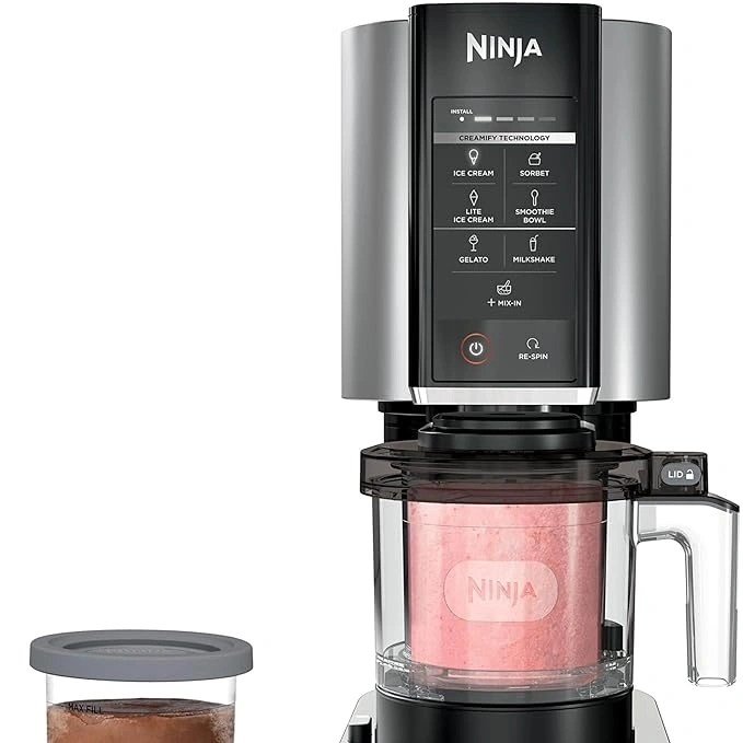 Ninja NC301 CREAMi Ice Cream Maker, for Gelato, Mix-ins, Milkshakes