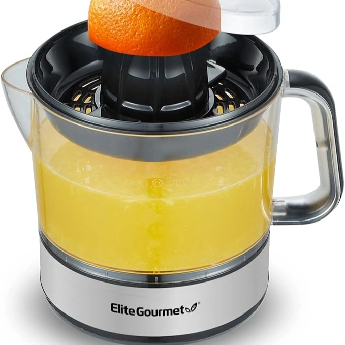 Elite Gourmet ETS623 BPA-Free Electric Citrus Juicer, Compact, Large Volume