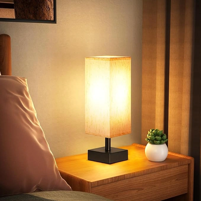 Small Table Lamp for Bedroom - Bedside Lamps for Nightstand - Image 6