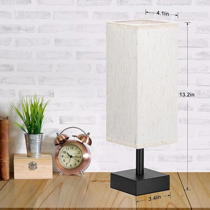 Small Table Lamp for Bedroom - Bedside Lamps for Nightstand - Image 8