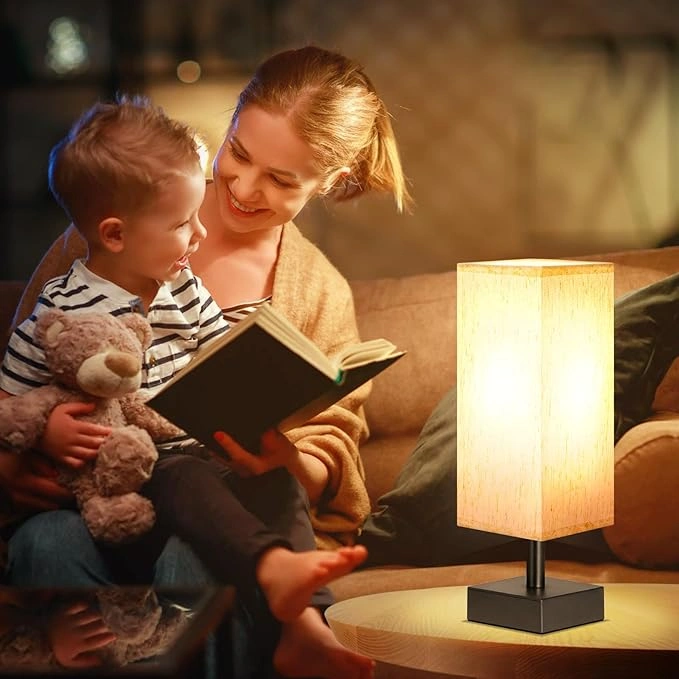 Small Table Lamp for Bedroom - Bedside Lamps for Nightstand - Image 7