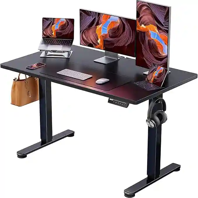 ErGear Height Adjustable Electric Standing Desk, 48 x 24 Inches Sit Stand up Desk