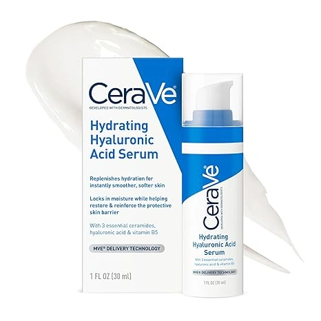 Cerave Hyaluronic Acid Serum for Face with Vitamin B5 and Ceramides