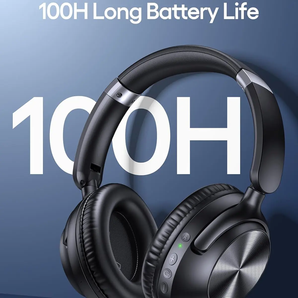TAGRY Hybrid Active Noise Cancelling Headphones 100H Playtime Wireless - Image 5