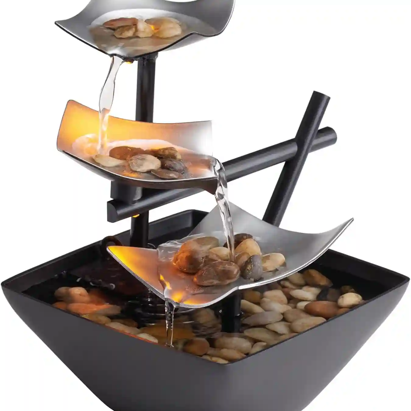 Homedics Tabletop Water Fountain, Home Décor Soothing Sound Machine