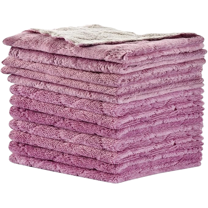 12PCS Kitchen Towels Dish Towels, Multipurpose Reusable Dish Cloths