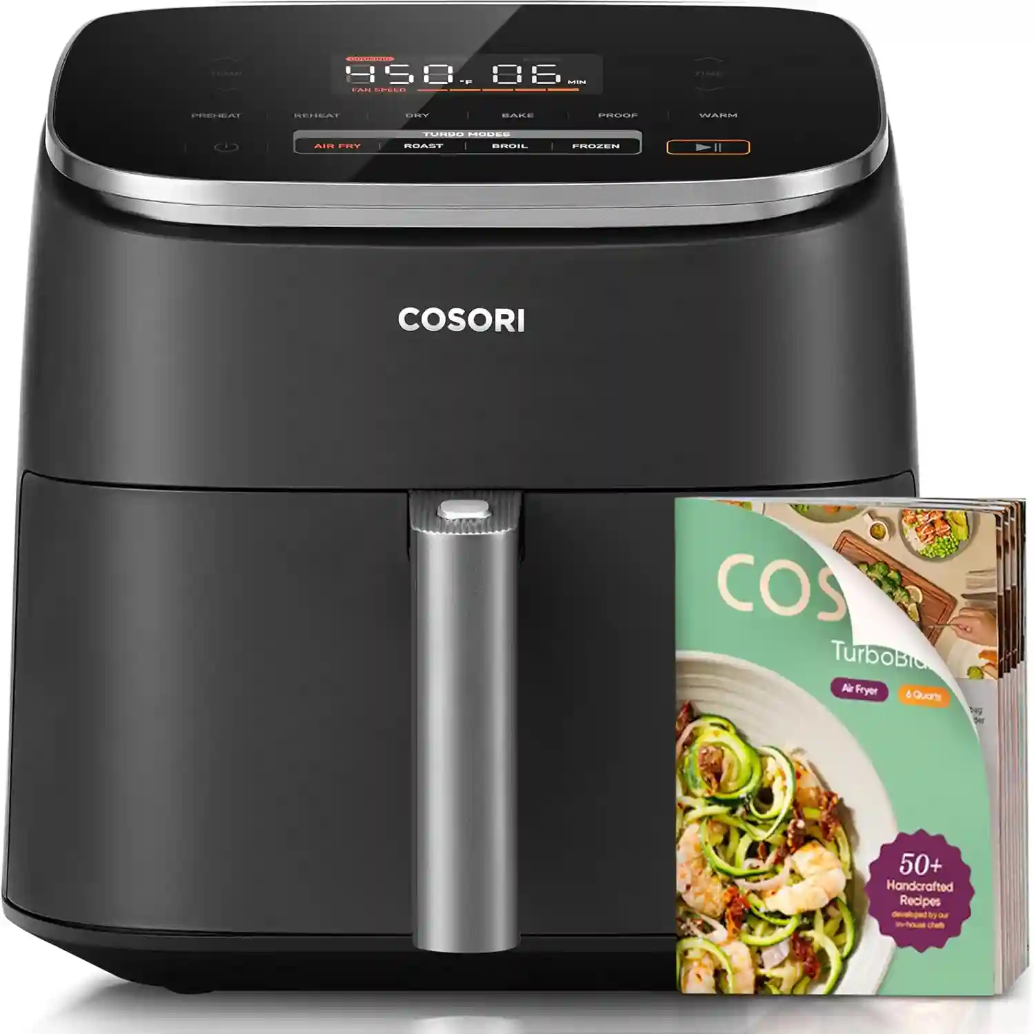 COSORI Air Fryer 9-in-1, Compact & Large 6-Qt, Fast Turbo Modes