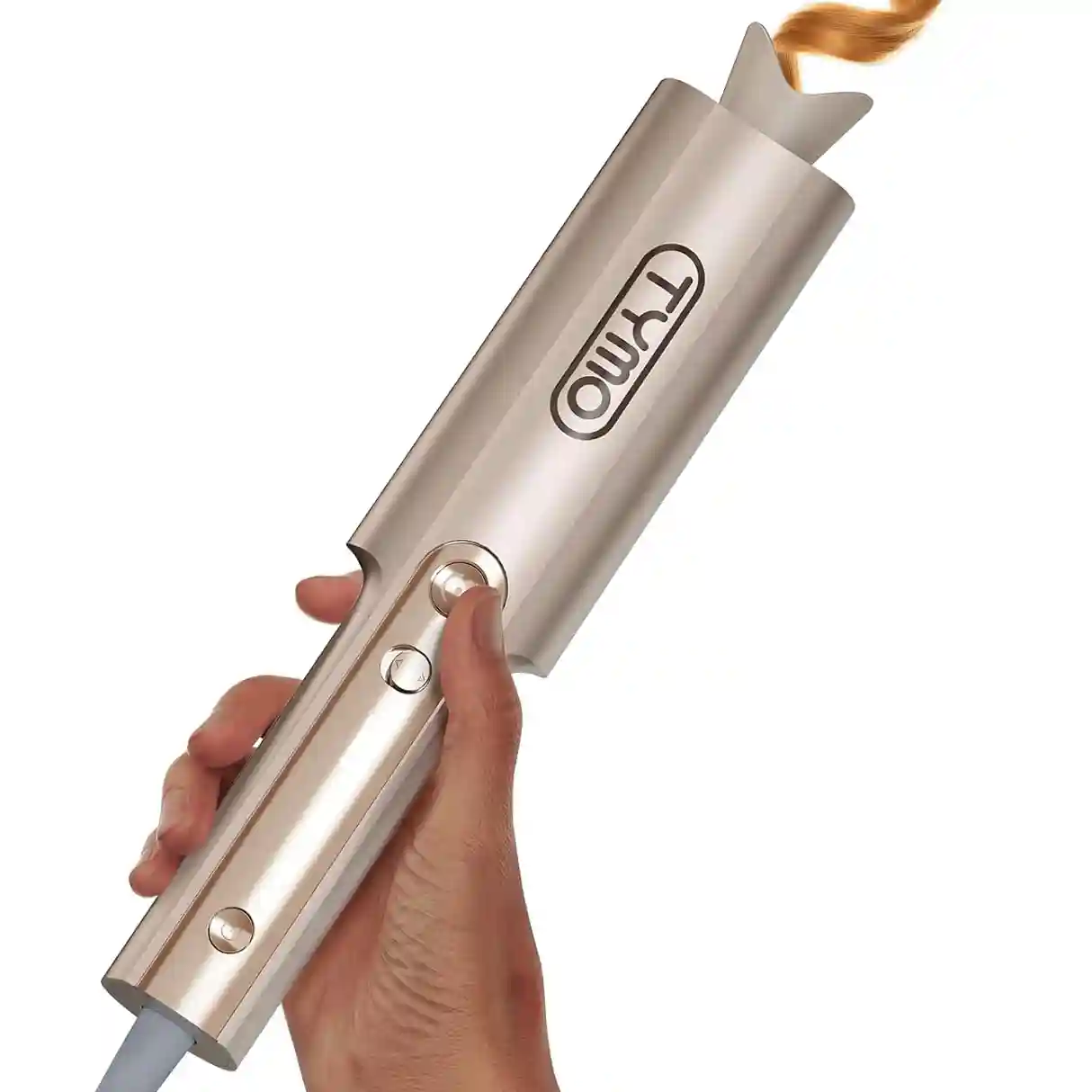 Upgraded Automatic Rotating Curling Iron – TYMO CurlPro Plus Long Barrel Curling