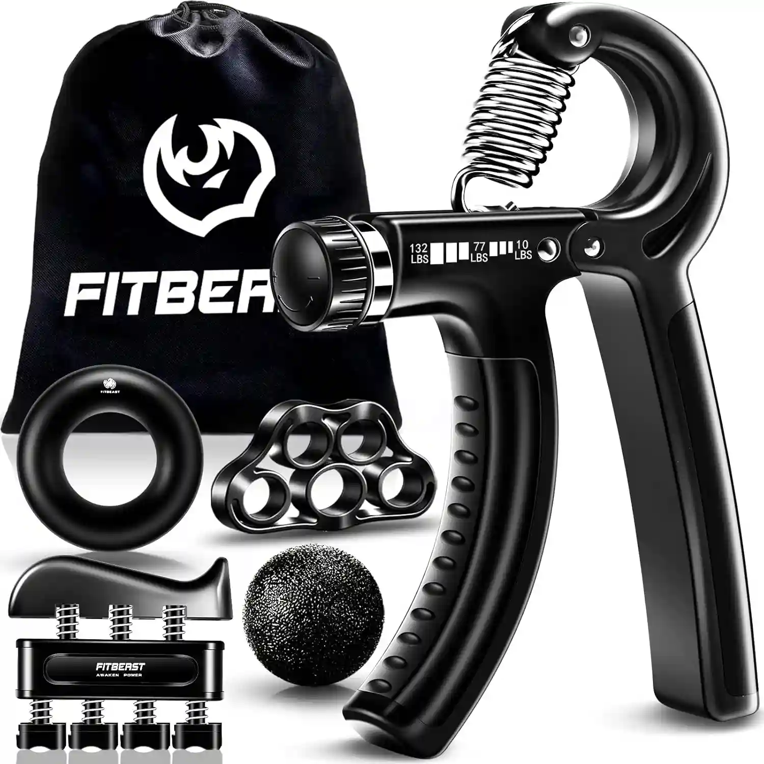 FitBeast Grip Strengthener Forearm Strengthener Hand Grips
