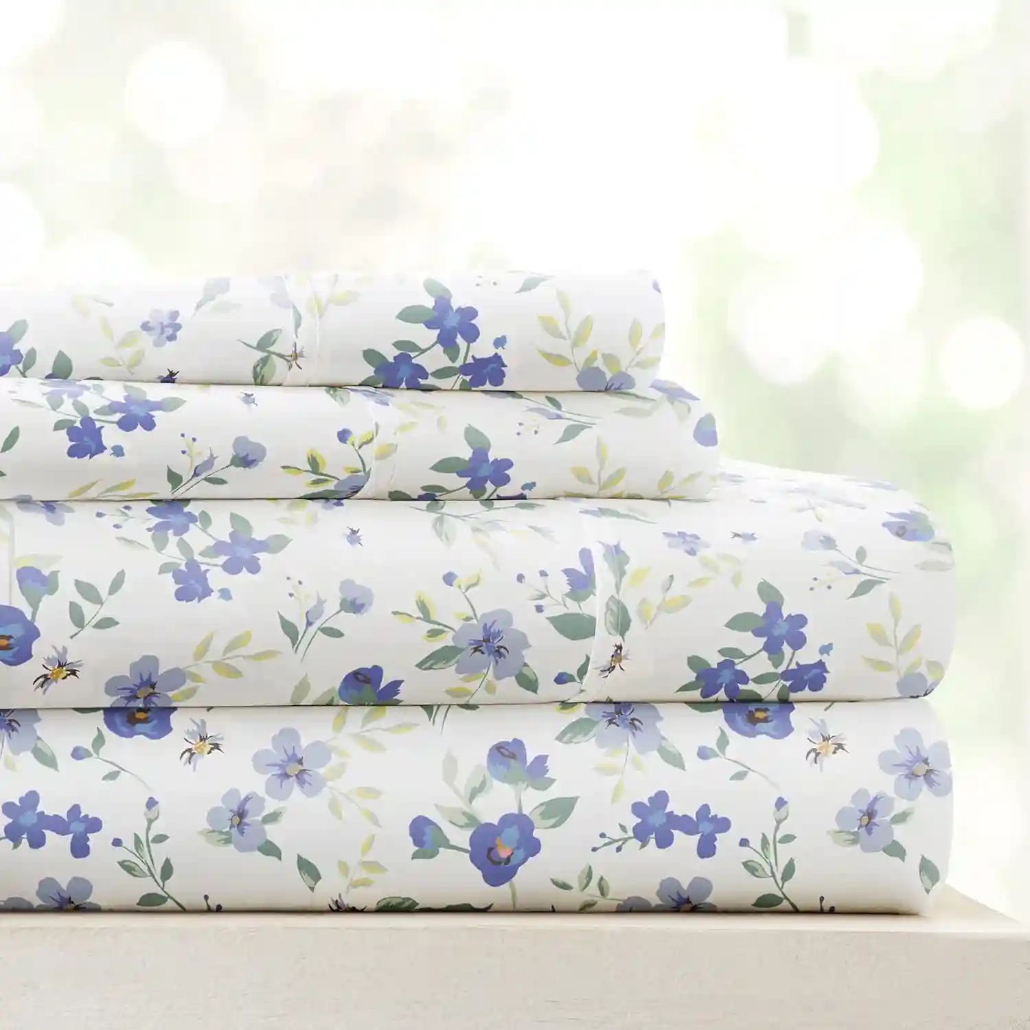 Linen Market Double-Brushed Patterned Microfiber Twin Sheet Set 3 Piece