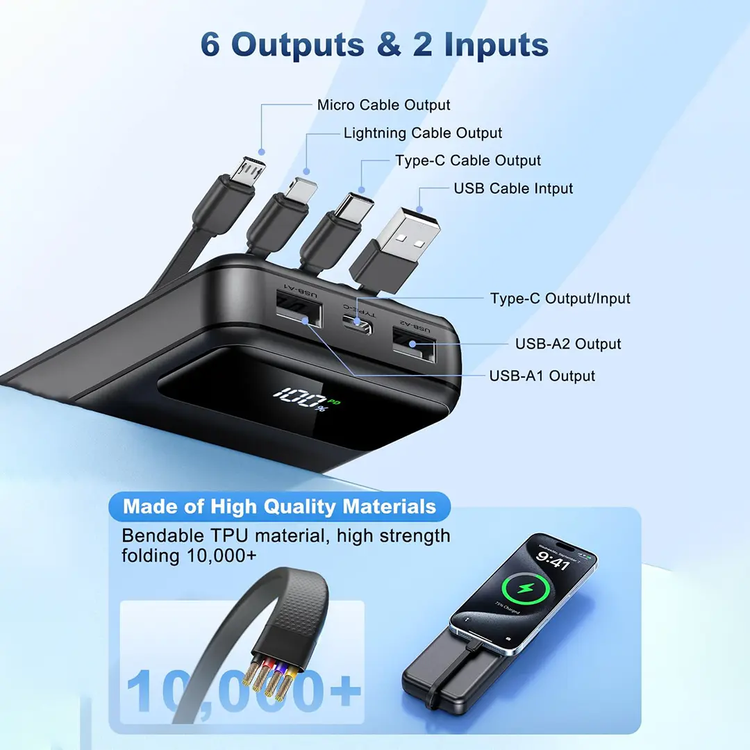 Portable Charger Power Bank 50000mAh Battery Pack, 22.5W Fast Charging - Image 3