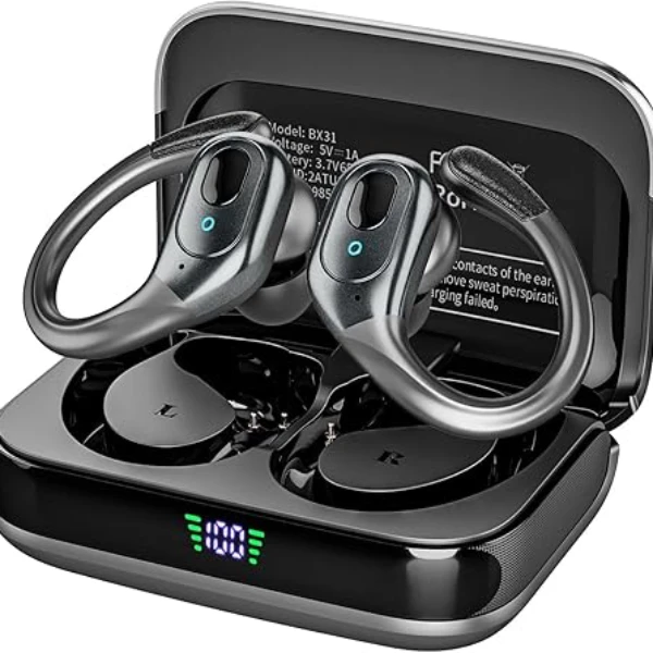 Wireless Earbuds Bluetooth 5.4 Headphones, Noise Canceling Ear Buds