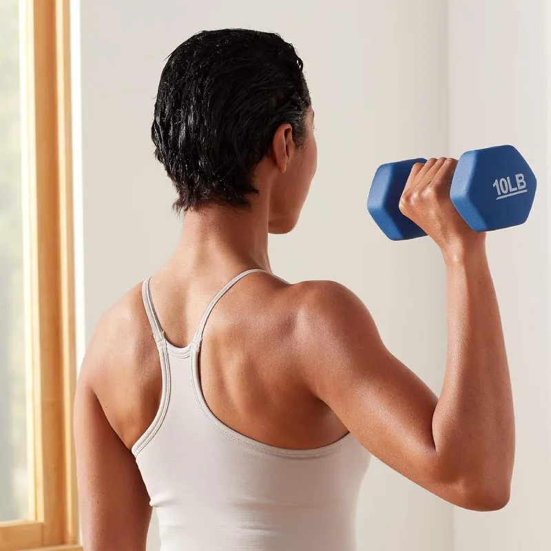 Amazon Basics Neoprene Dumbbell Hand Weights for Exercise and Muscle Toning - Image 6