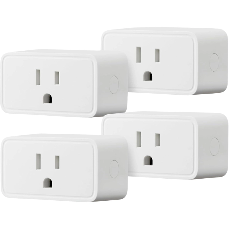 Amazon Basics Smart Plug, Works with Alexa Only, 2.4 GHz Wi-Fi