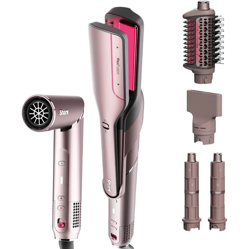 Shark FlexFusion Hair Straightener & Powerful Hair Dryer with Fusion Hair