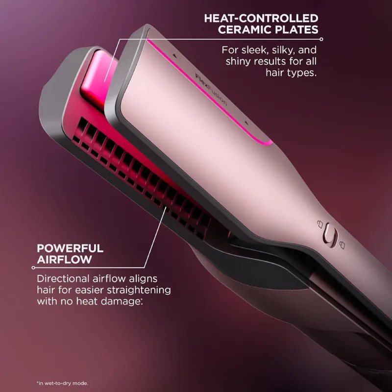 Shark FlexFusion Hair Straightener & Powerful Hair Dryer with Fusion Hair - Image 4