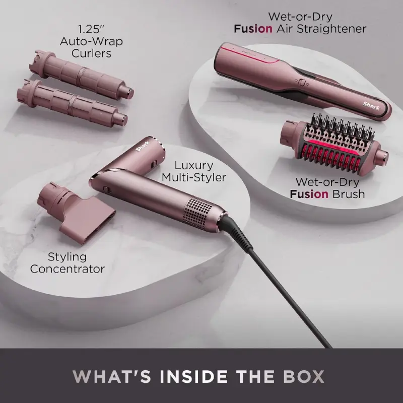 Shark FlexFusion Hair Straightener & Powerful Hair Dryer with Fusion Hair - Image 5