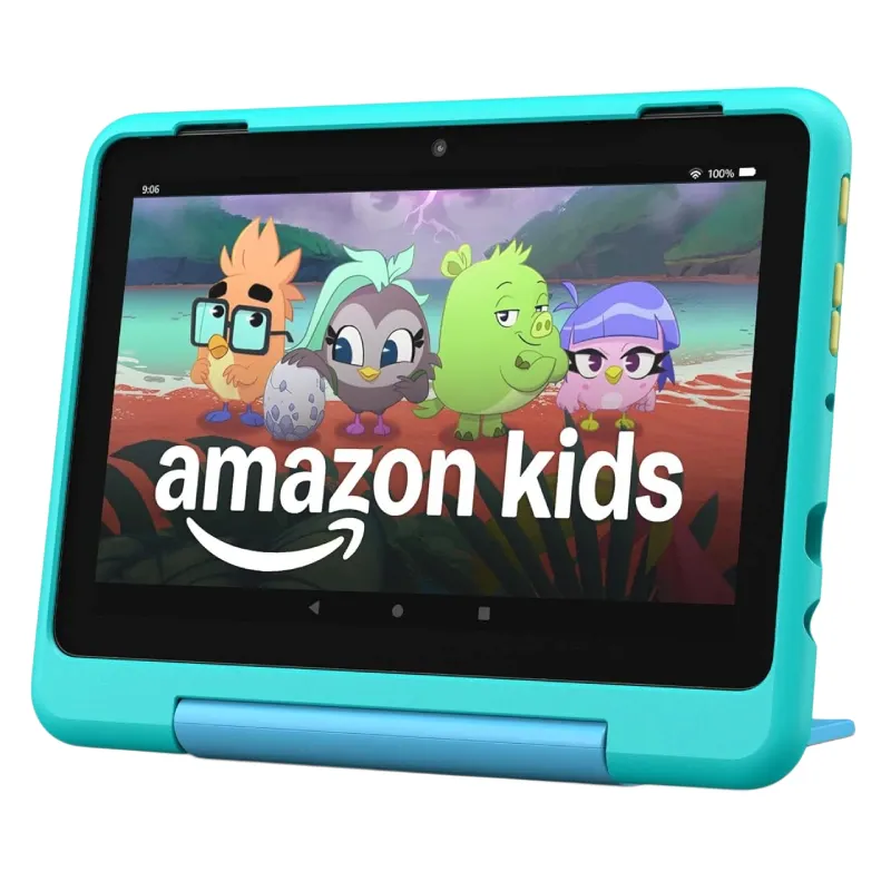 Amazon Fire HD 8 Kids Pro tablet (newest model), ages 6-12. Bright 8″ HD screen