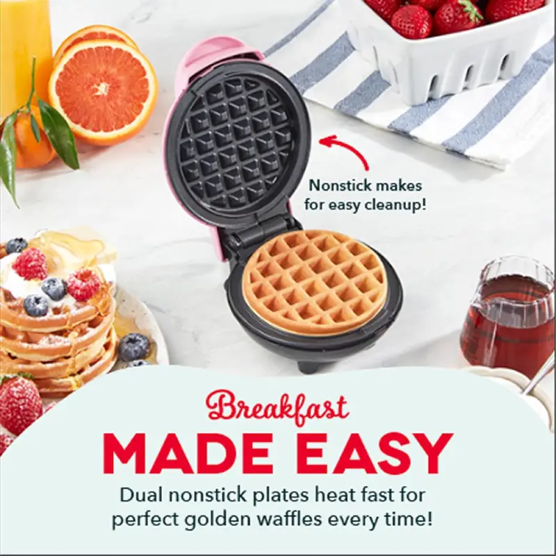 DASH Mini Maker for Individual Waffles, Hash Browns - Image 5