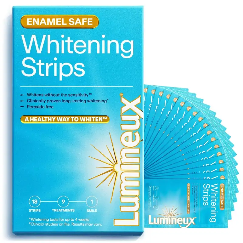 Lumineux Teeth Whitening Strips Kit – 9 Treatments