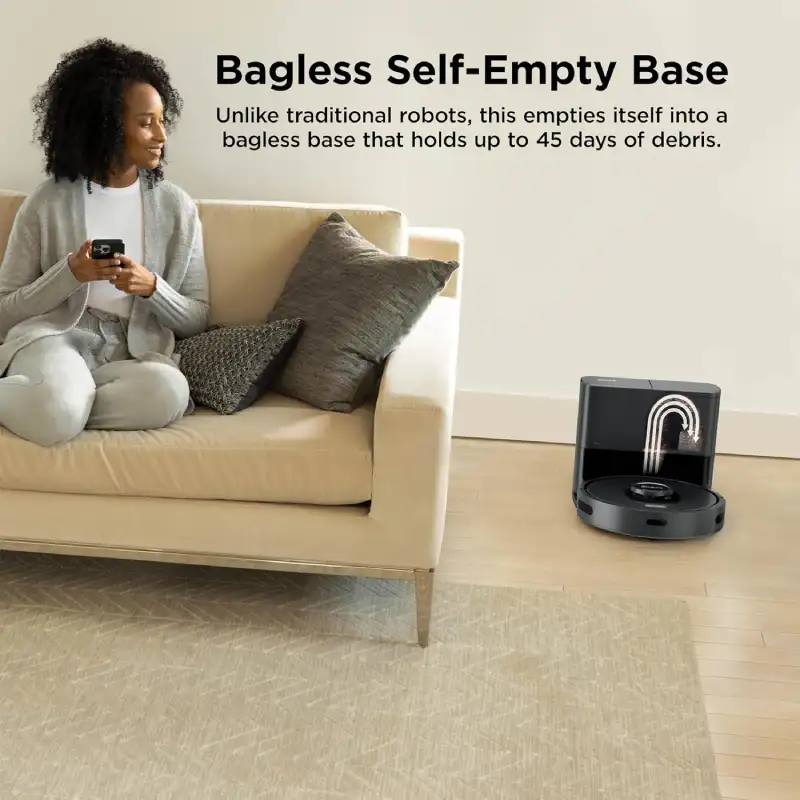 Shark AV2501S AI Ultra Robot Vacuum, with Matrix Clean, Home Mapping - Image 5