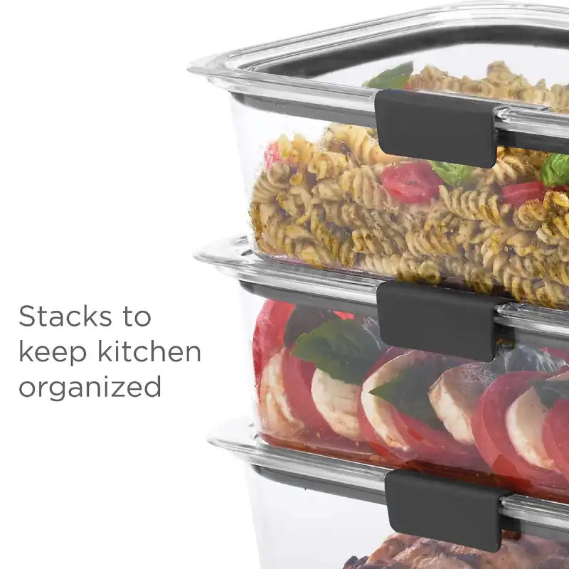 Rubbermaid Brilliance Food Storage Containers, 14 Piece - Image 3