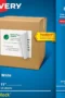 Avery Full-Sheet Printable Shipping Labels, 8.5" x 11" Customizable Stickers, White, 25 Blank Mailing Labels, Great for Mailing, Shipping, Organizing, and More (8165)
